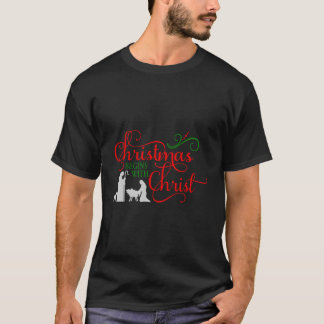 Weihnachten beginnt mit Christus T-Shirt