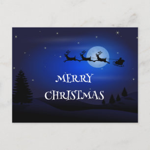 Weihnachten beginnt mit dem Handgelenk Postkarte