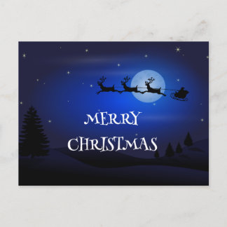 Weihnachten beginnt mit dem Handgelenk Postkarte