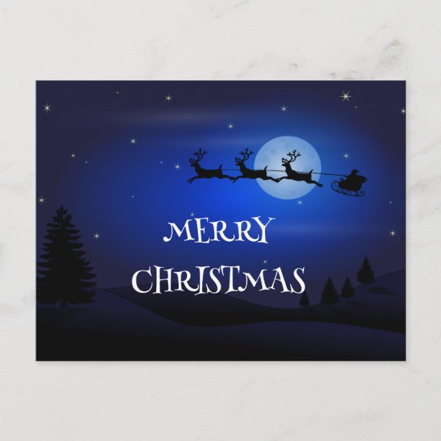 Weihnachten beginnt mit dem Handgelenk Postkarte (Vorderseite)