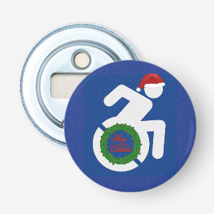 Weihnachten behindert flaschenöffner