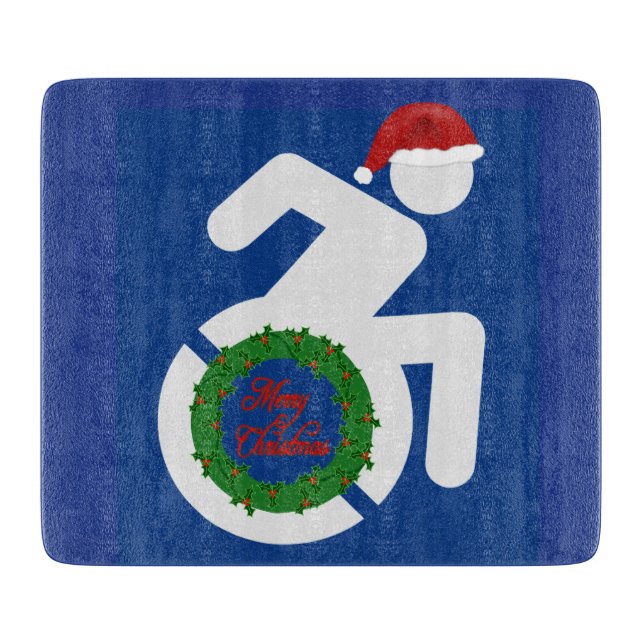 Weihnachten behindert schneidebrett (Vorderseite)