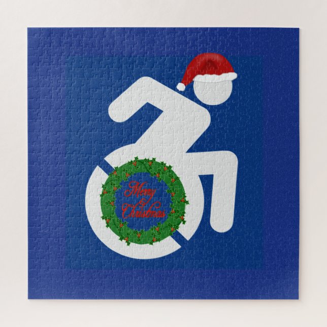 Weihnachten Behinderte Puzzle (Vertikal)