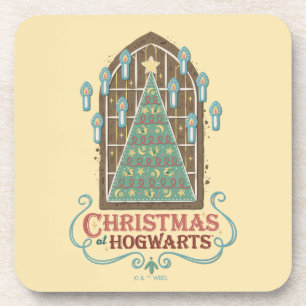 Weihnachten bei HOGWARTS™ Cookie Graphic Getränkeuntersetzer