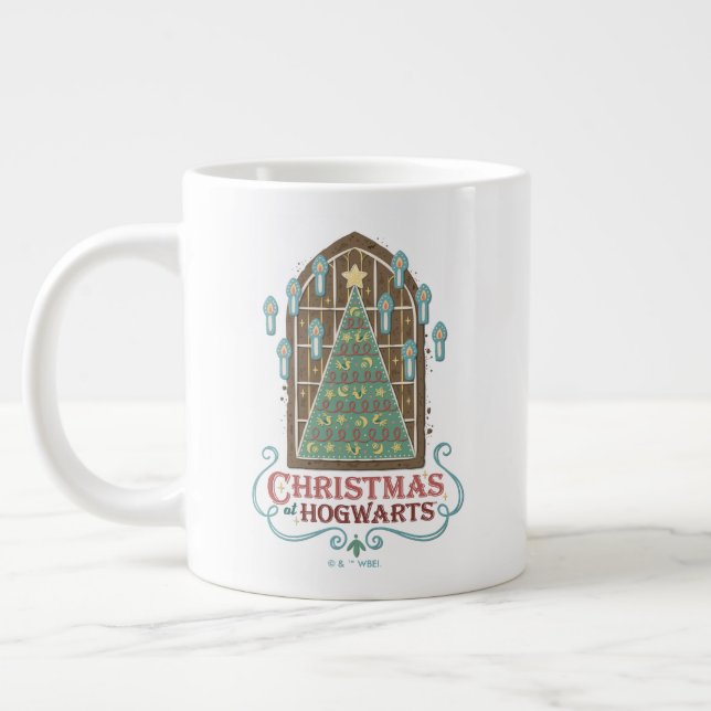 Weihnachten bei HOGWARTS™ Cookie Graphic Jumbo-Tasse (Links)
