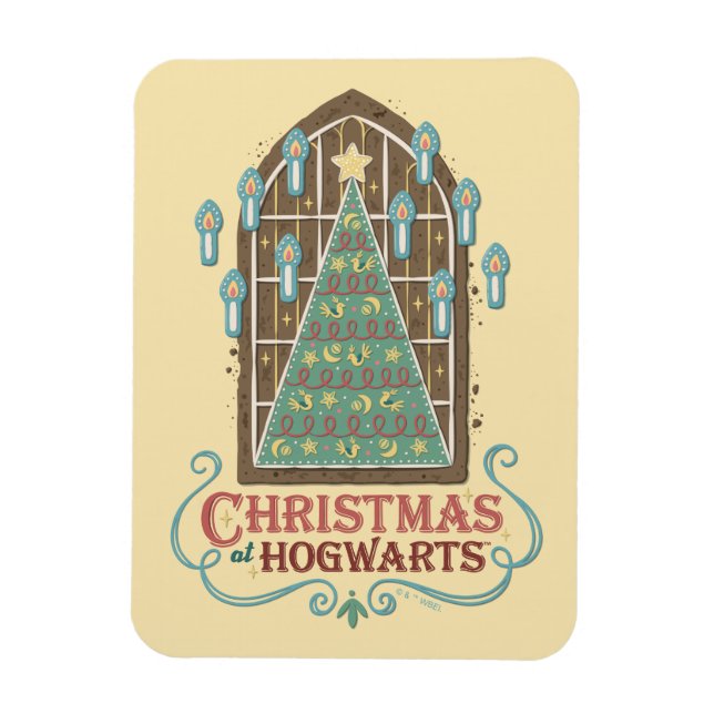 Weihnachten bei HOGWARTS™ Cookie Graphic Magnet (Vertikal)