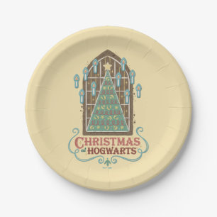 Weihnachten bei HOGWARTS™ Cookie Graphic Pappteller