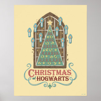 Weihnachten bei HOGWARTS™ Cookie Graphic Poster