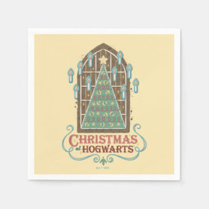 Weihnachten bei HOGWARTS™ Cookie Graphic Serviette