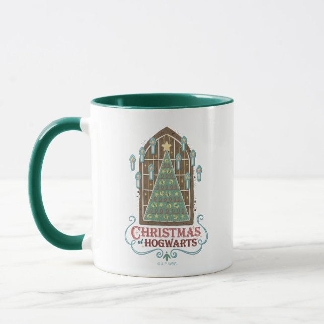 Weihnachten bei HOGWARTS™ Cookie Graphic Tasse (Links)