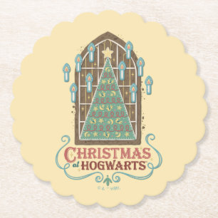 Weihnachten bei HOGWARTS™ Cookie Graphic Untersetzer