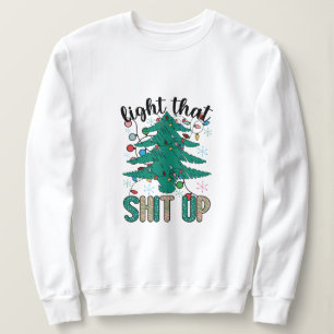 Weihnachten beleuchten sweatshirt