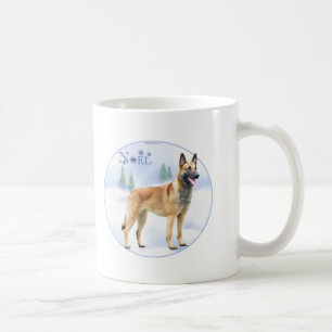 Weihnachten-Belgier Malinois Tasse