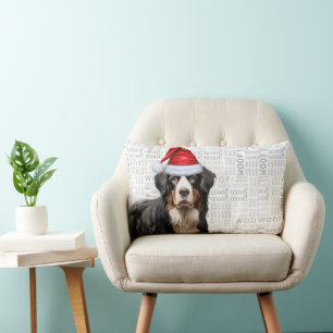 Weihnachten Bernese Mountain Dog Holiday Lendenkissen
