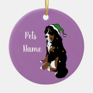 Weihnachten Bernese Mountain Dog Keramik Ornament