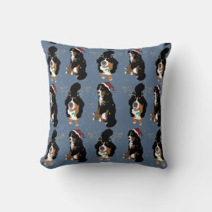 Weihnachten Bernese Mountain Dog Kissen