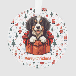 Weihnachten Bernese Mountain Dog Personalisiert Ornament