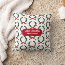Weihnachten Berry Wreath Individuelle Name