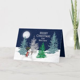 Weihnachten - Bester Freund - Nachtschnee und Schn