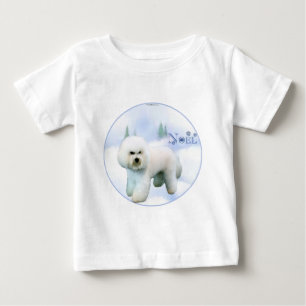 Weihnachten Bichon Frise Baby T-shirt