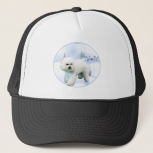 Weihnachten Bichon Frise Truckerkappe