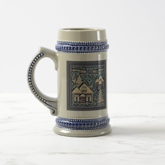Weihnachten Bierglas (Links)