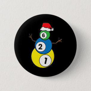 Weihnachten Billiards Snowman Kinder Weihnachten G Button