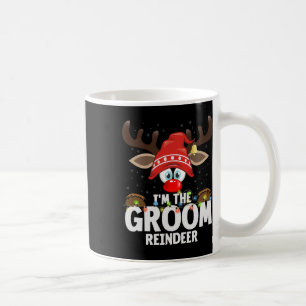 Weihnachten bin ich der Groom Rentier Kaffeetasse
