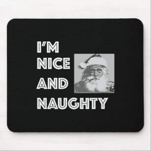 Weihnachten bin ich nett und lustig Weihnachten We Mousepad