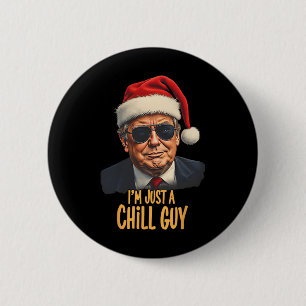 Weihnachten bin ich nur ein Kill-Typ Funny Santa T Button