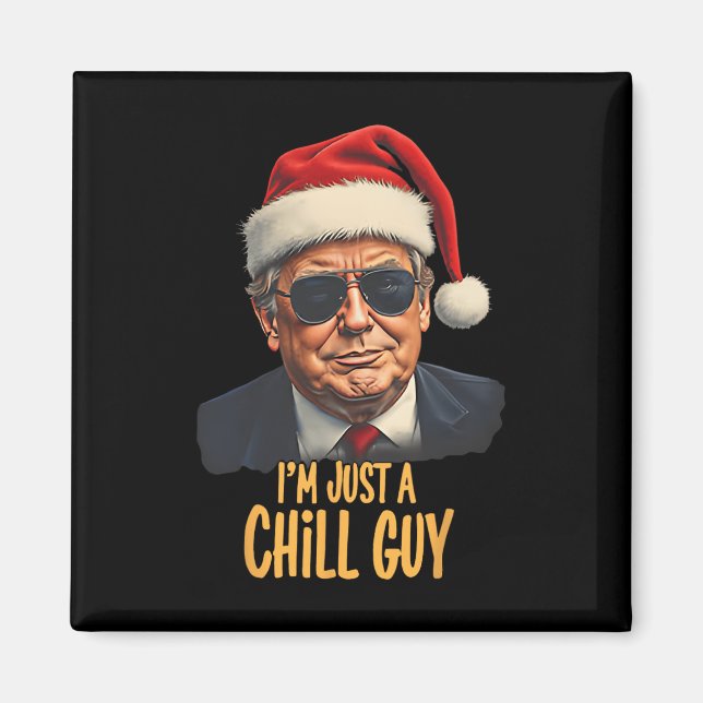 Weihnachten bin ich nur ein Kill-Typ Funny Santa T Magnet (Vorne)