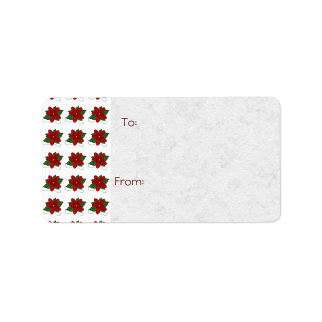 Weihnachten bis Labels Adressaufkleber (Vorne)