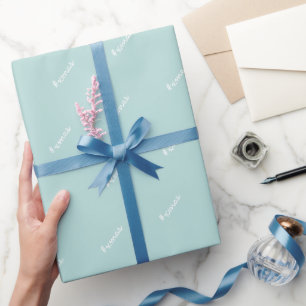Weihnachten Blau Und Weiße Moderne Muster Geschenk Geschenkpapier