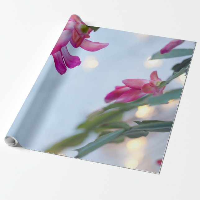 Weihnachten-Blume Geschenkpapier (Ungerollt)