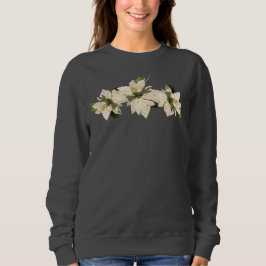 Weihnachten Blumenschmuck Schöne Feiertage Sweatshirt
