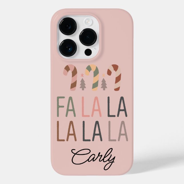 Weihnachten Boho Pink Case-Mate iPhone Hülle (Rückseite)