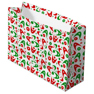 Weihnachten-Boomerangs Große Geschenktüte