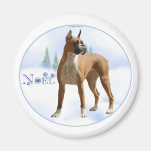 Weihnachten Boxer Magnet