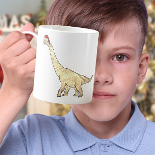 Weihnachten Brachiosaurus Festliches Dinosaurier E Kaffeetasse