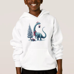 Weihnachten Brontosaurus dinosaurier Hoodie