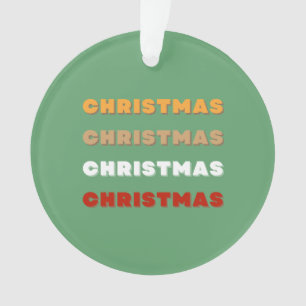 Weihnachten, Bunt, Festtagszeit, Retro-Kunst Ornament