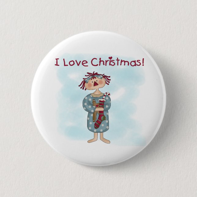 Weihnachten Button (Vorderseite)