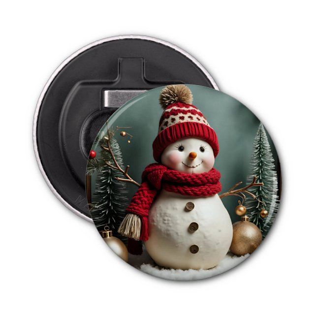 Weihnachten - Button Flaschenöffner (Vorderseite)