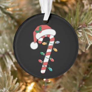 Weihnachten Candy Cane Weihnachtsmann Xmas Kinder  Ornament