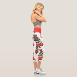 Weihnachten Capri Leggings