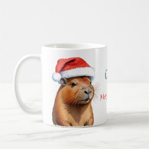 Weihnachten Capybara Kaffeetasse