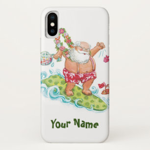 Weihnachten Cartoon Surfen Weihnachten Case-Mate iPhone Hülle