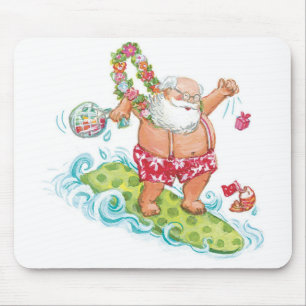 Weihnachten Cartoon Surfen Weihnachten Mousepad