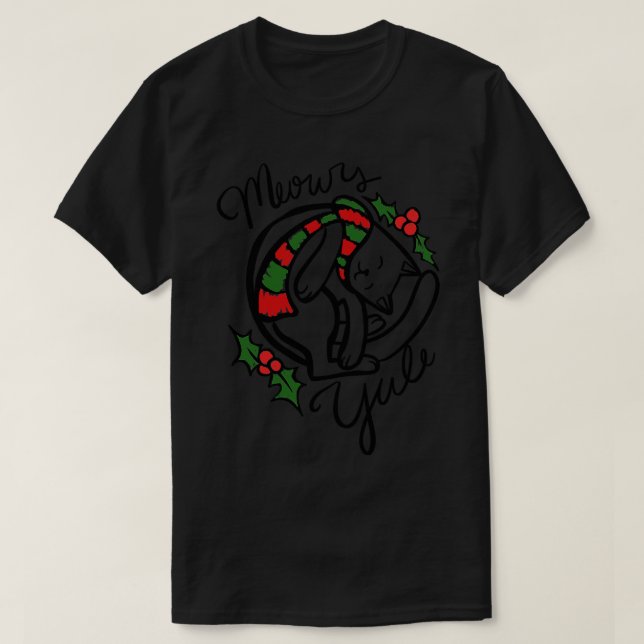 Weihnachten Cat T-Shirt (Design vorne)
