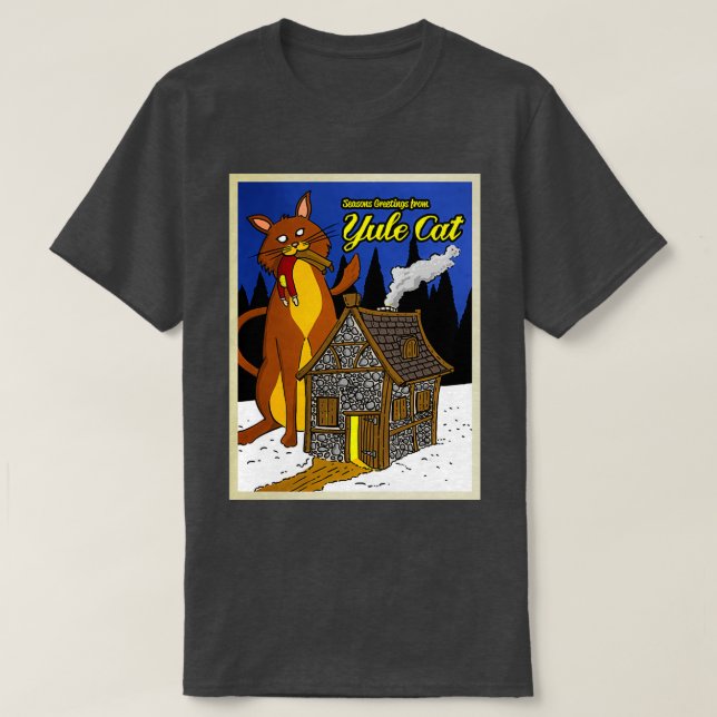Weihnachten Cat T-Shirt (Design vorne)